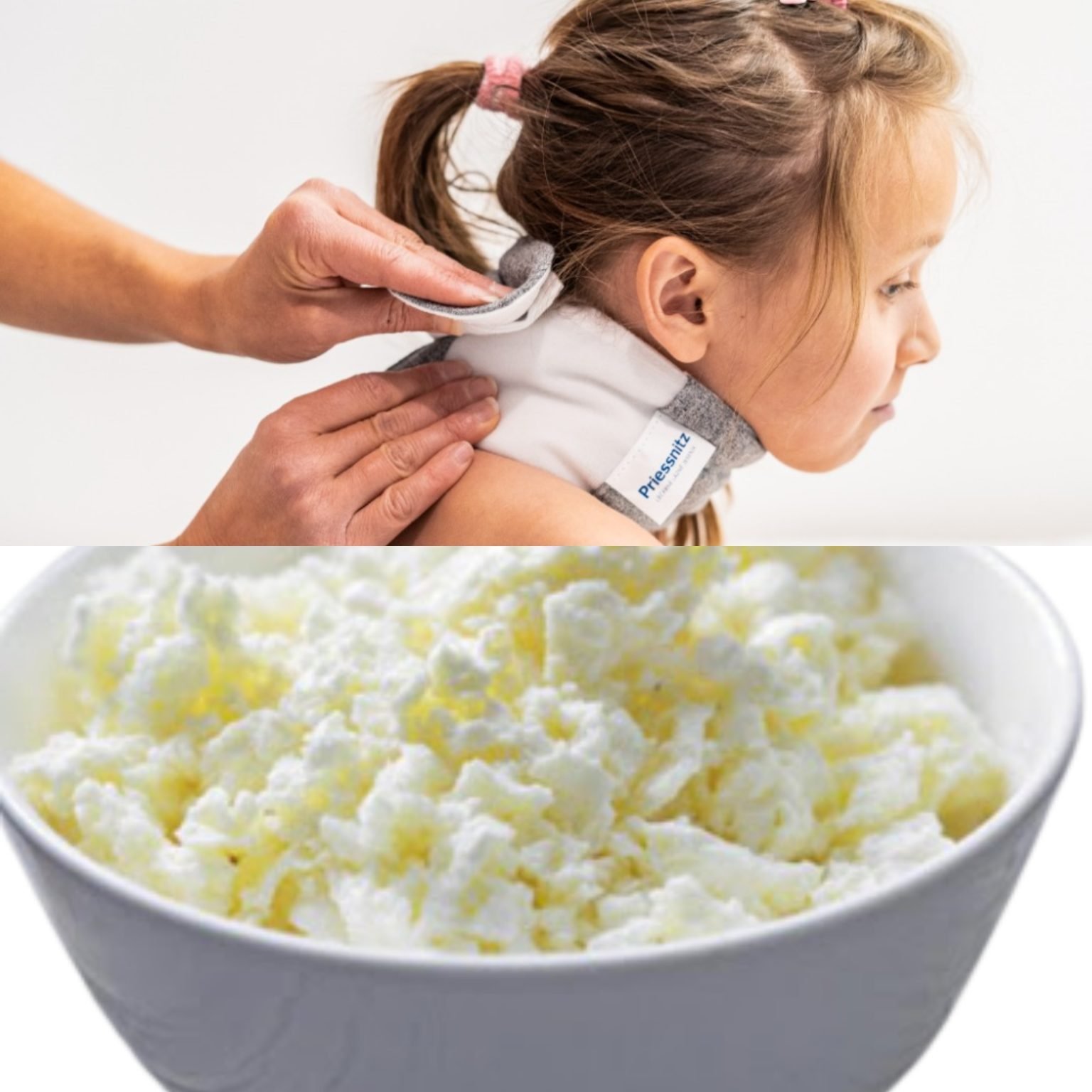 Tvarohový zábal na záněty