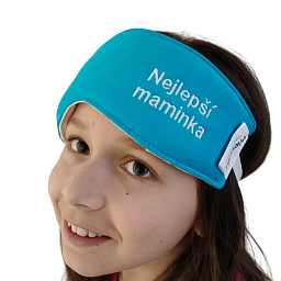 Mamavis Priessnitzův zábal na hlavu s výšivkou "Nejlepší maminka"